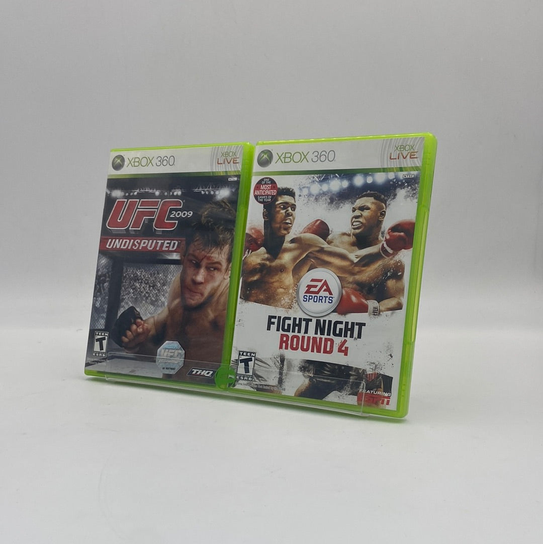 Pair of 2 Microsoft Xbox 360 Fighting Games Bundle 2009