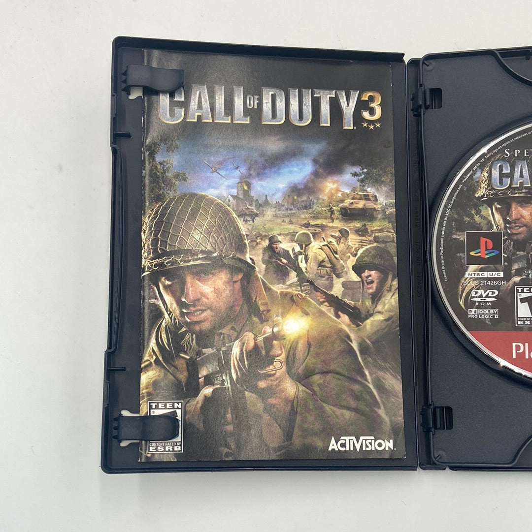 Call of Duty 3 [Special Edition] (Sony PlayStation 2 PS2, 2006)