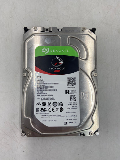 Seagate 3.5" ironwolf 6TB SATA 6 Gb/s (SATA III) HDD SKR004 Internal Hard Drive HDD