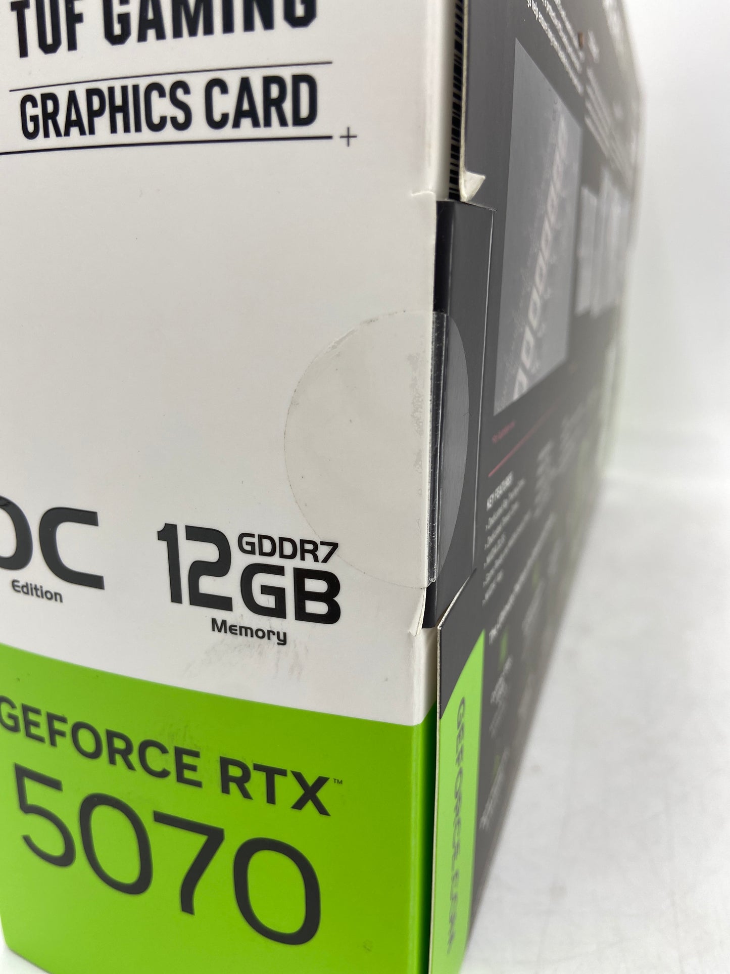 New ASUS NVIDIA TUF Gaming GeForce RTX 5070 OC EDITION 12GB Graphics Card  90YV0LZ0-MVAA00
