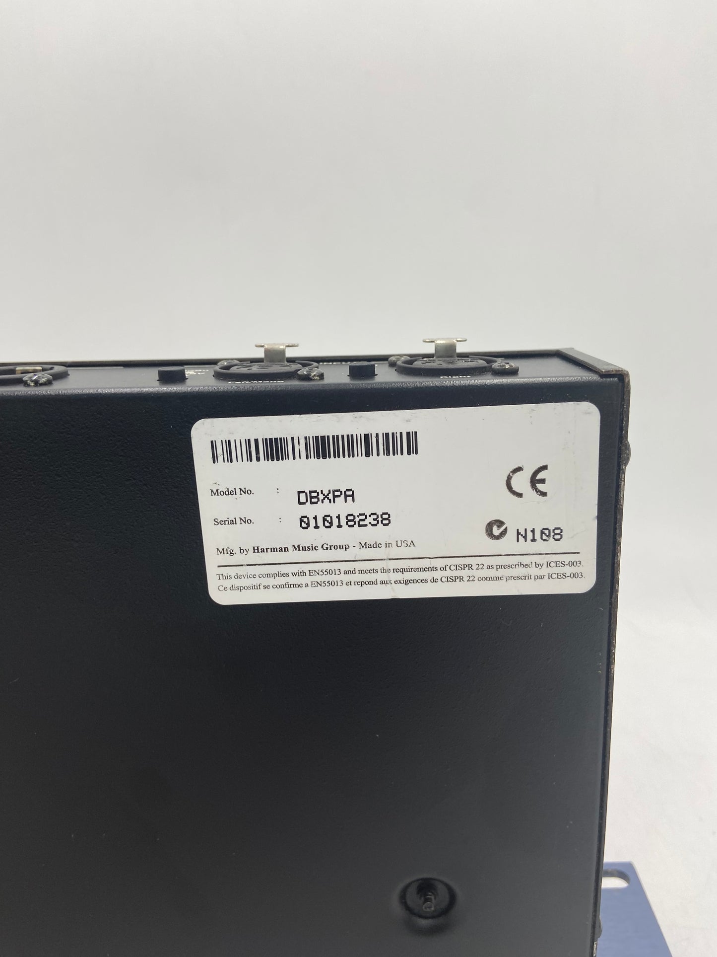 dbx DriveRack PA Professional Equalization and Loudspeaker Control System DBXPA