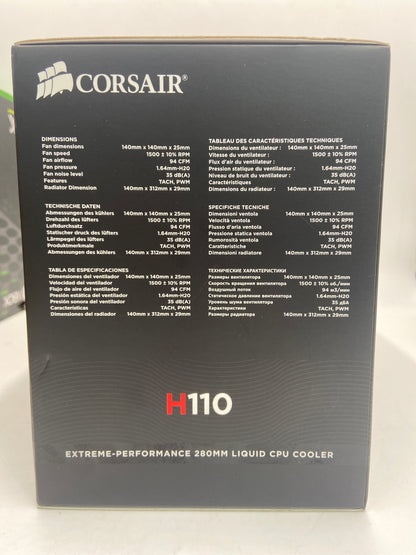 New Corsair H110 Liquid CPU Cooler