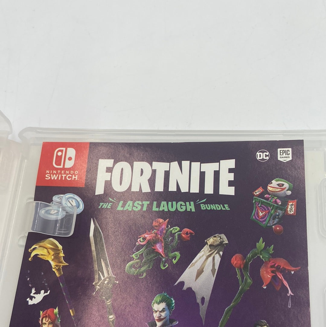 Fortnite: The Last Laugh Bundle (Nintendo Switch, 2020) Case Only