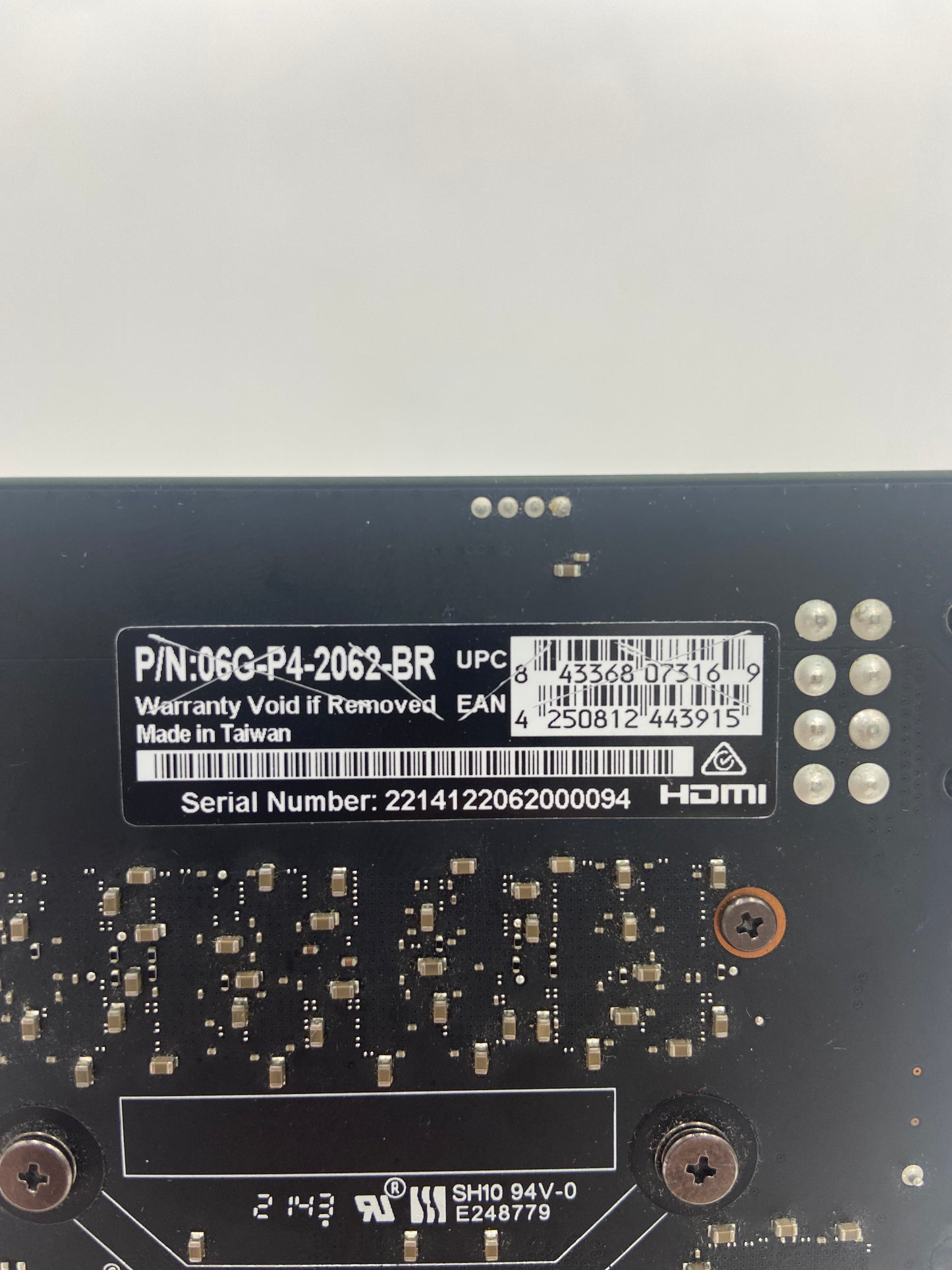 EVGA GeForce RTX 2060 SC 6GB GDDR6 Graphics Card 06G-P4-2062-BR