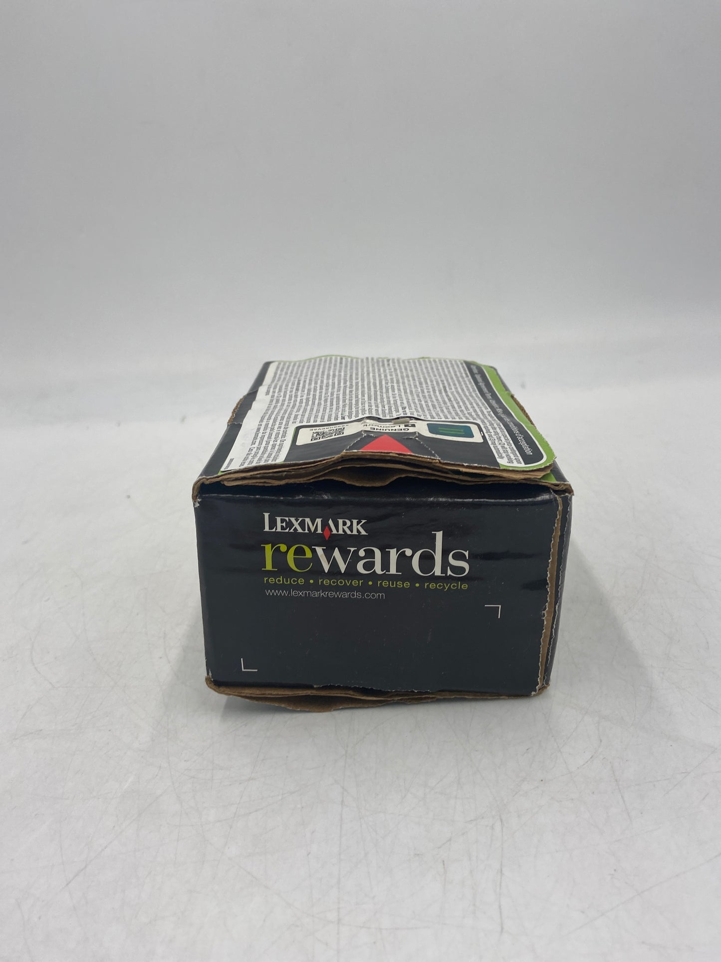 New Lexmark C540H1CG Cyan Return Program Toner Cartridge - Water Damaged Box