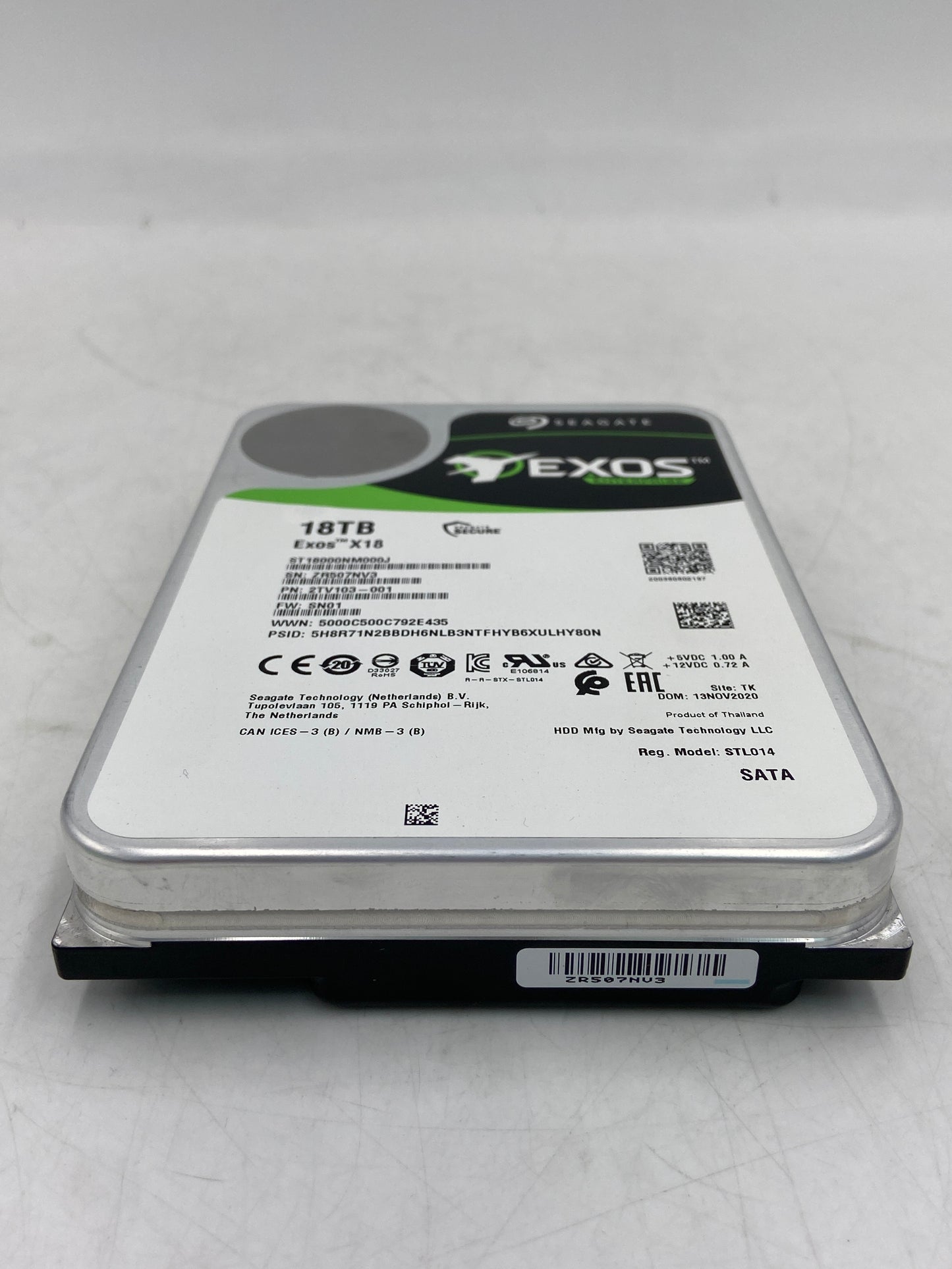 Seagate Exos X-18 18TB SATA Enterprise Hard Drive STL014