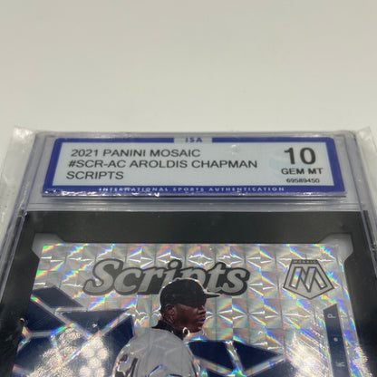 2020 Panini Mosaic Gem Aroldis Chapman Trading Cards SCR-AC 10