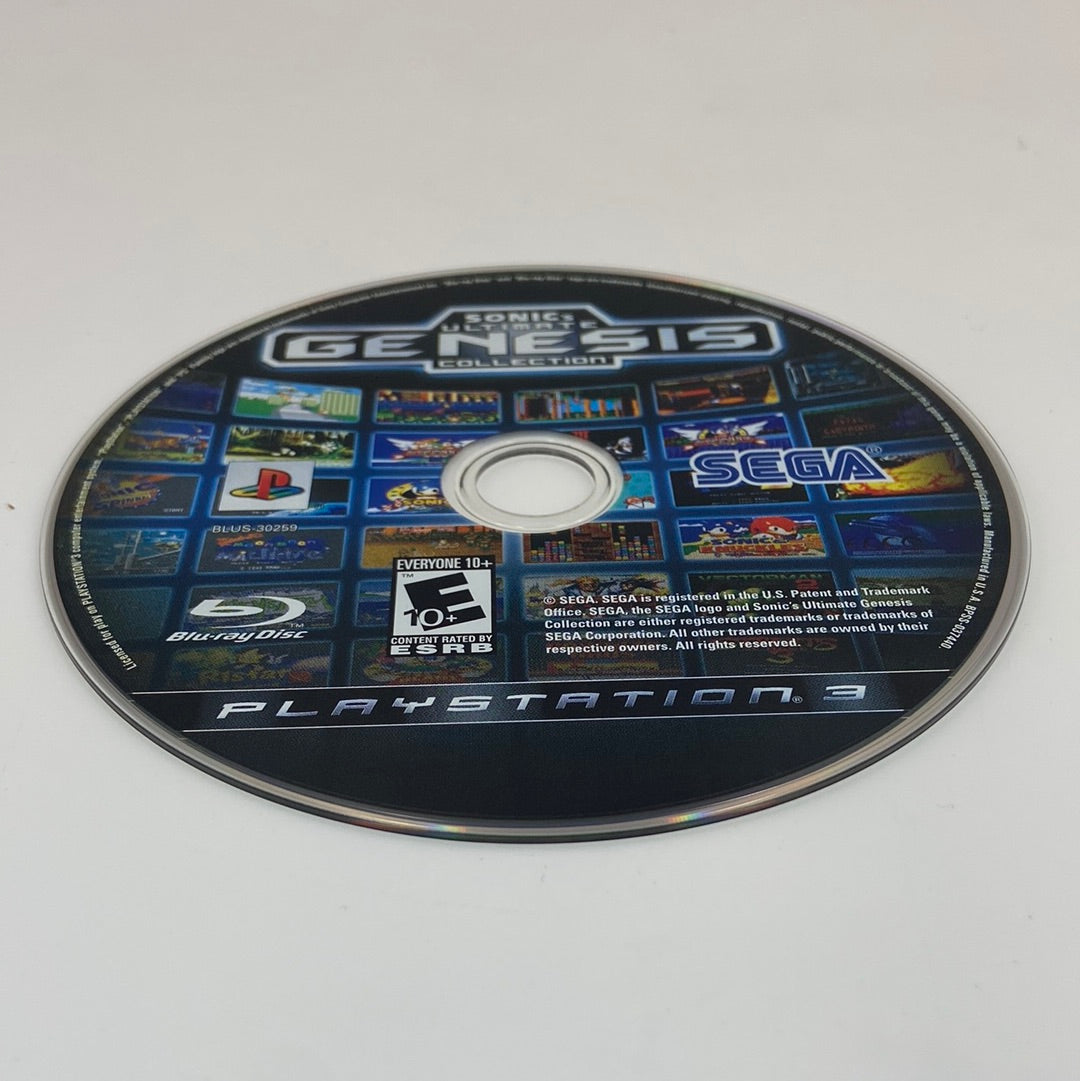 Sonic's Ultimate Genesis Collection (Sony PlayStation 3 PS3, 2009)