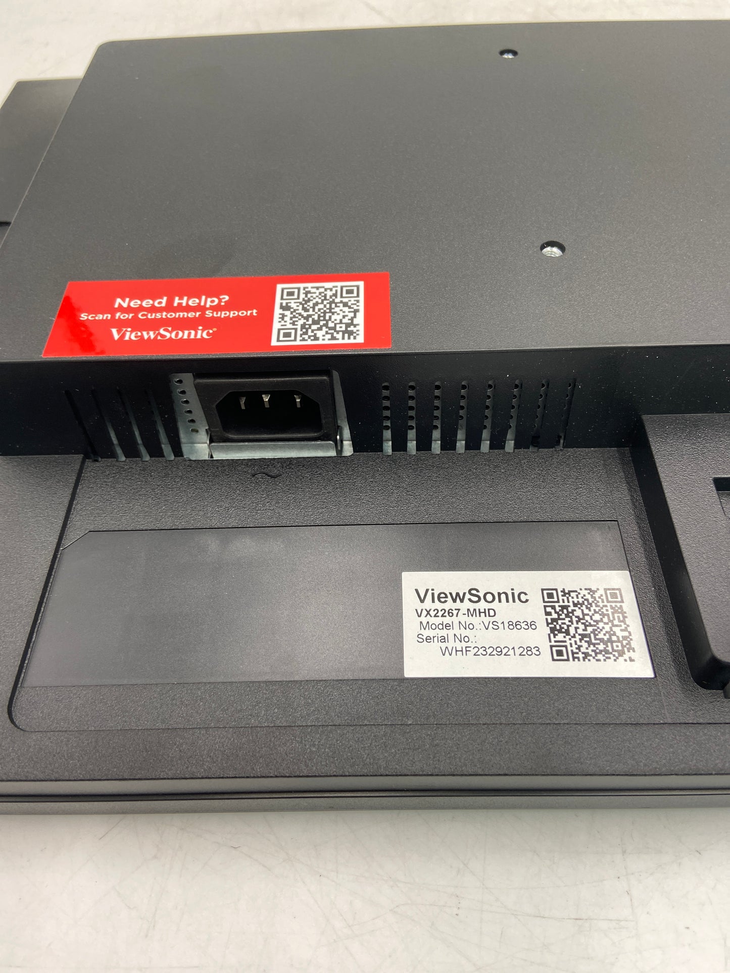 Broken ViewSonic 21.5" VX2267-mhd 1080p Full HD LED Backlit Display VS18636