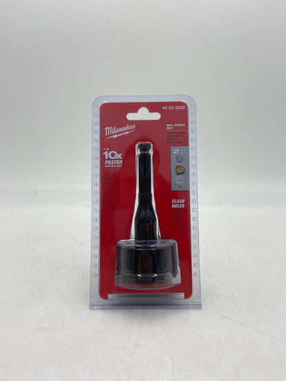 New Milwaukee 48-25-2252 2 1/4" Selfeed Bit