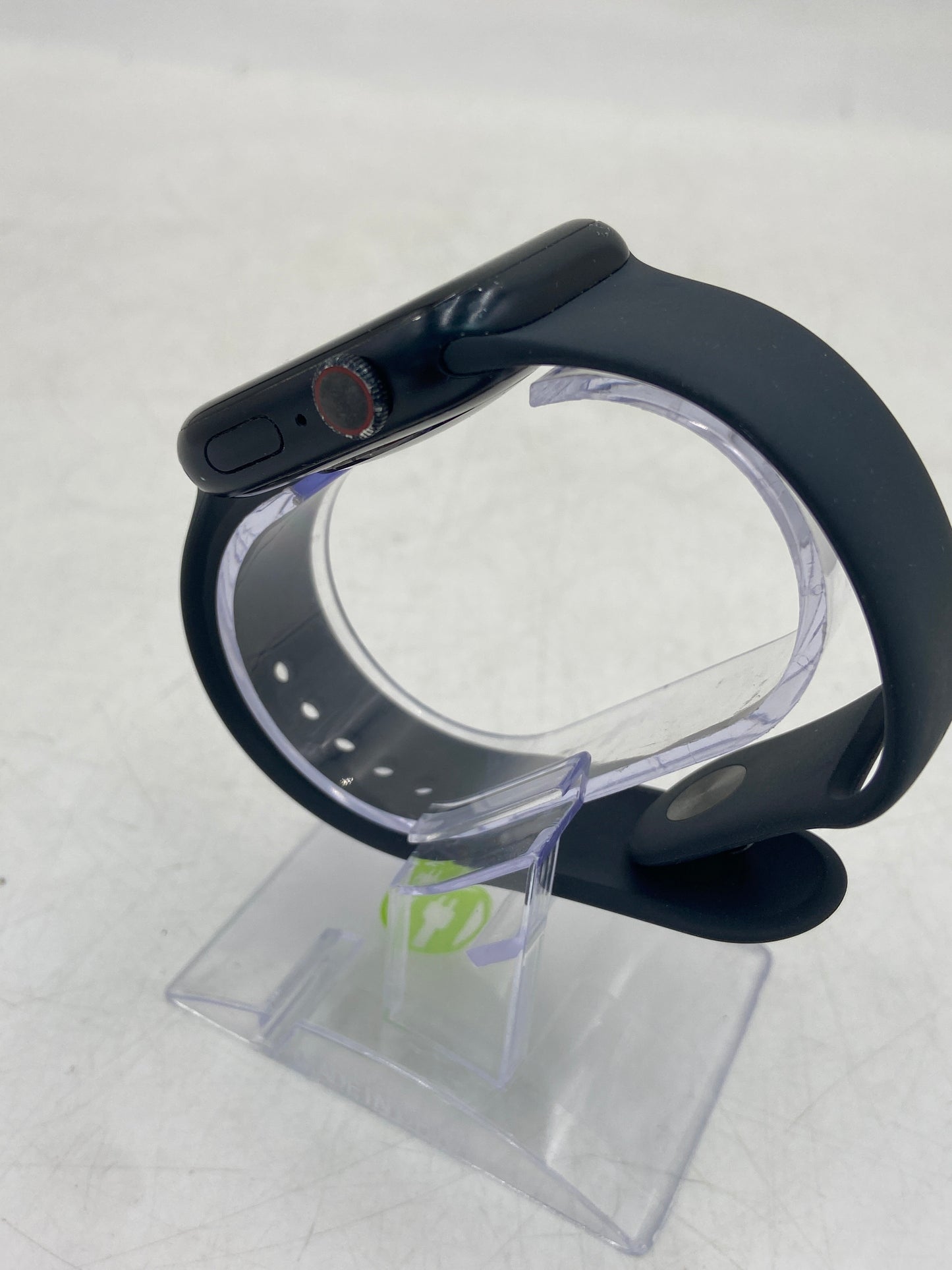 Unlocked Apple Watch Series 7 45MM Black Aluminum Midnight Sport Band A2477