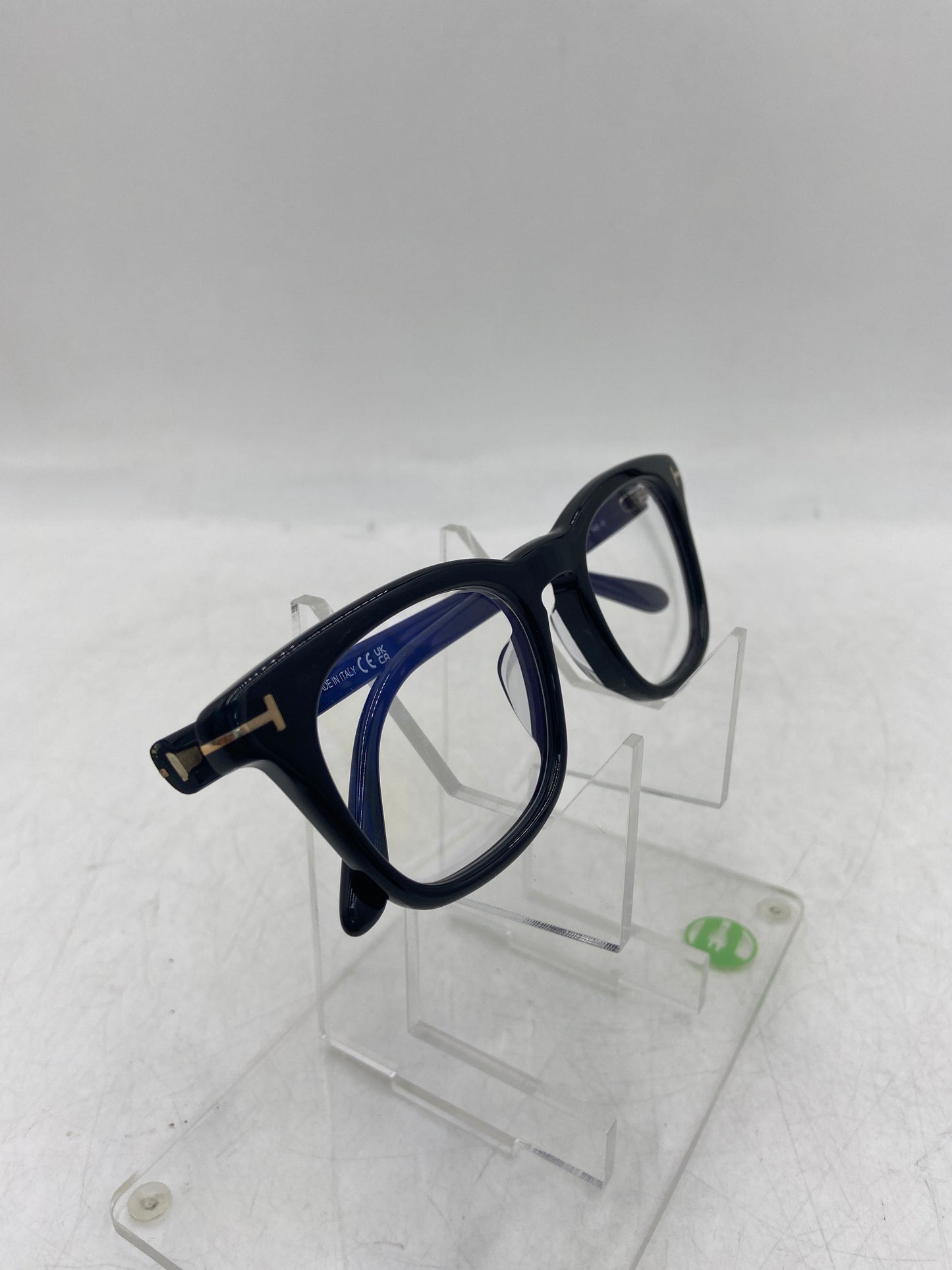 New Tom Ford TF 5870-B 001 Shiny Black Designer Eye Glasses 5870-B