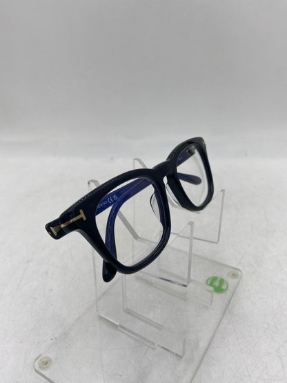 New Tom Ford TF 5870-B 001 Shiny Black Designer Eye Glasses 5870-B