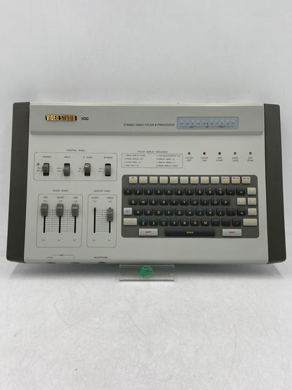 Sima VIDEOSTUDIO 500 Vintage Stereo Audio Mixer, Titler & Processor