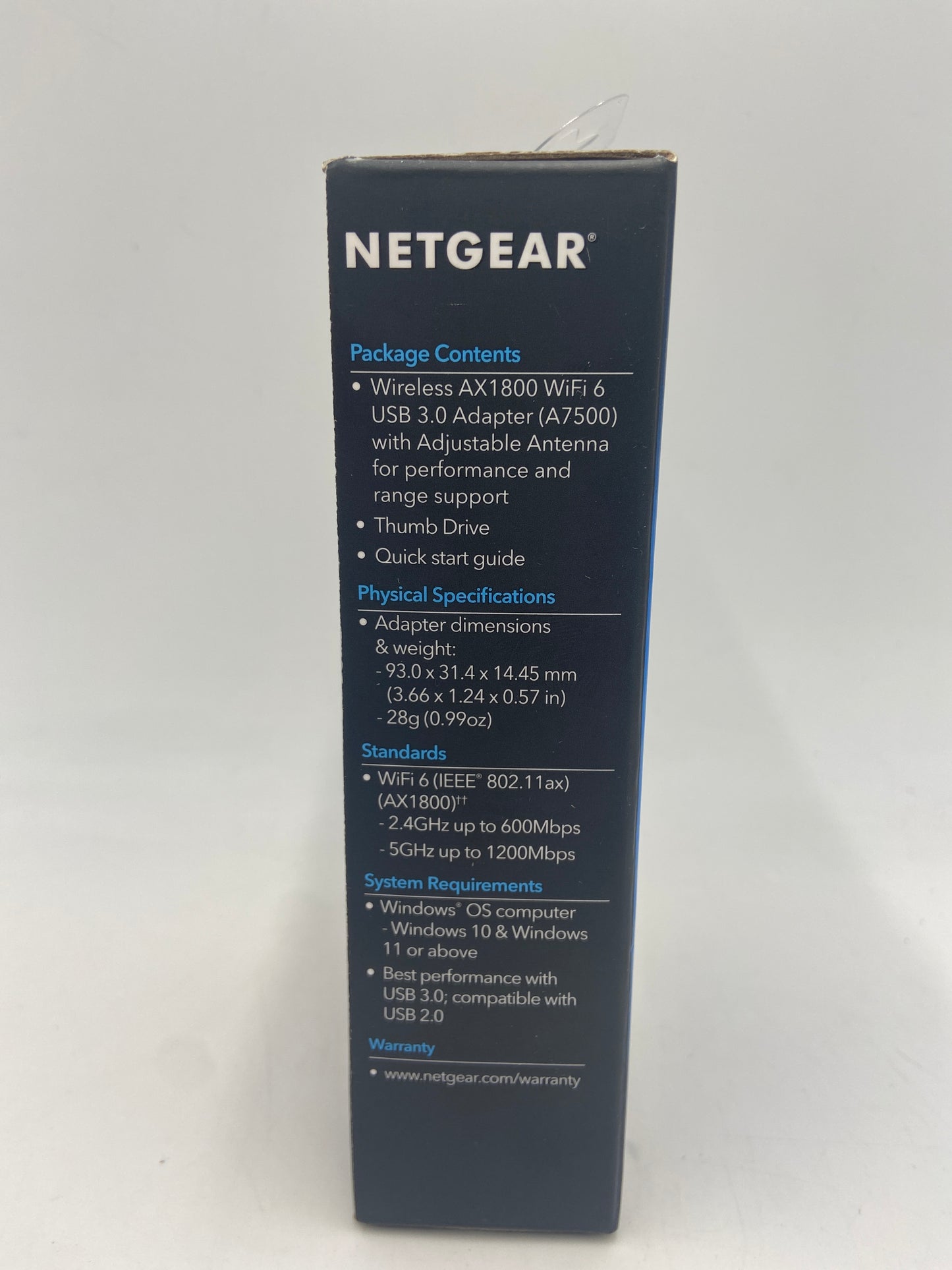 New NETGEAR NIGHTHAWK A7500 BLAZING FAST WI-FI 6 SPEEDS A7500-100PAS