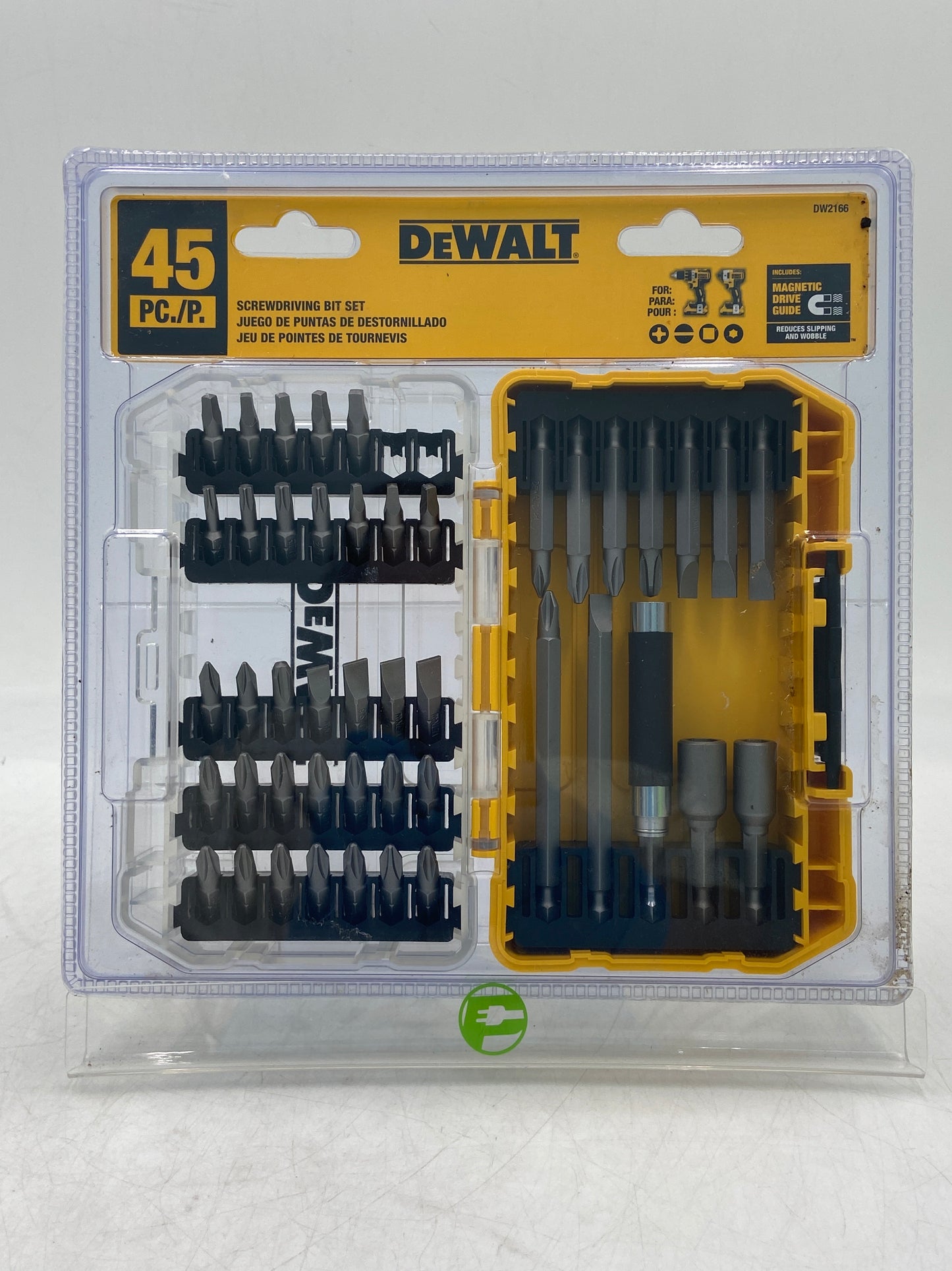 New DeWalt DW2166 45 PC. Screwdriving Bit Set