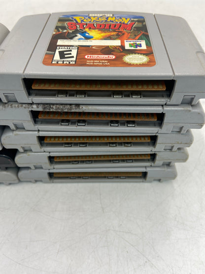 Broken Nintendo LOT OF 10 Nintendo 64 Game Cartridge Lot DAMAGED