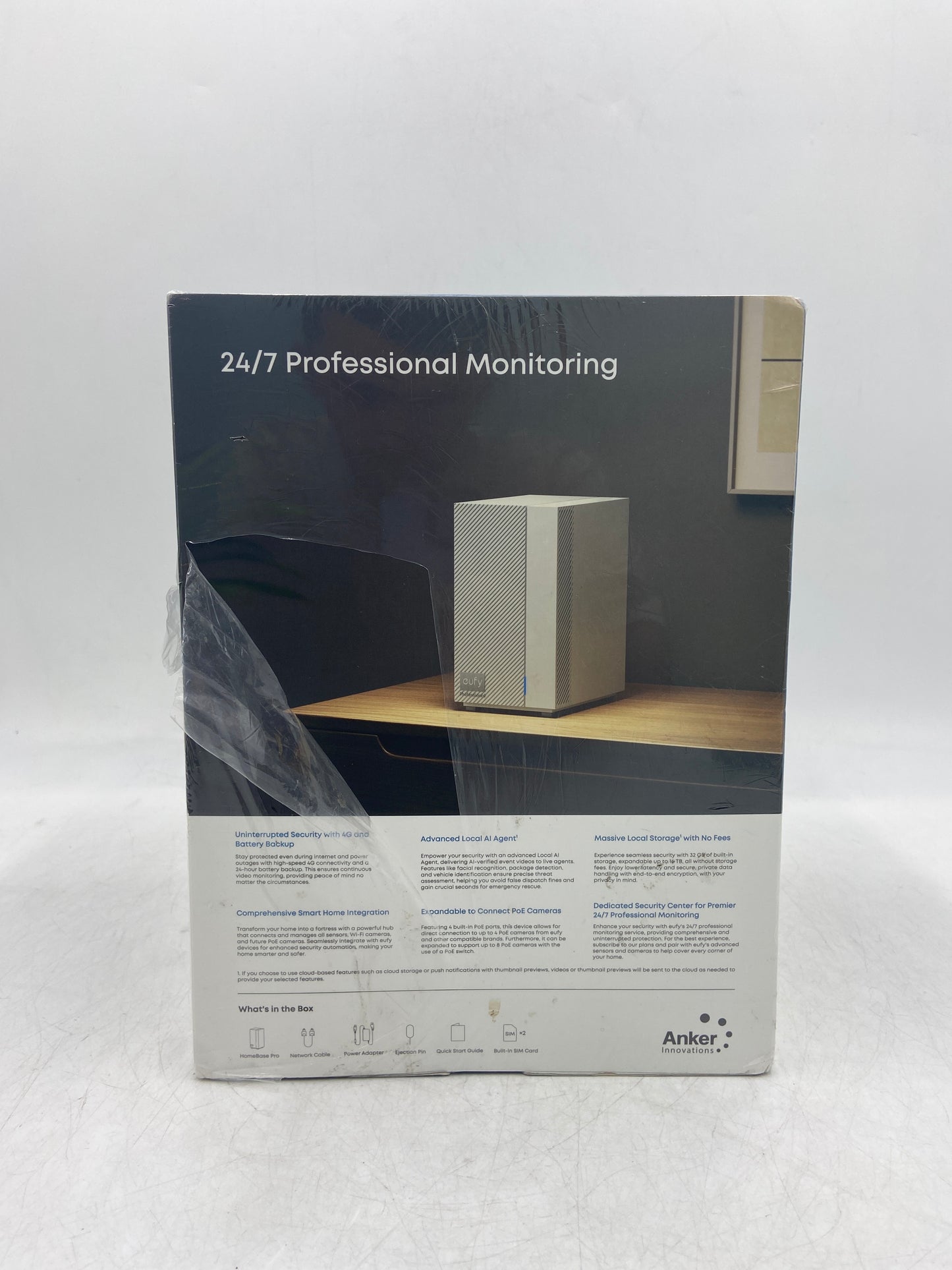 New Eufy Homebase Professional S1 Security Hub T9000 White