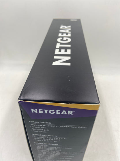NETGEAR Nighthawk X6 AC3200 Tri-Band Smart Wi-Fi Router R8000