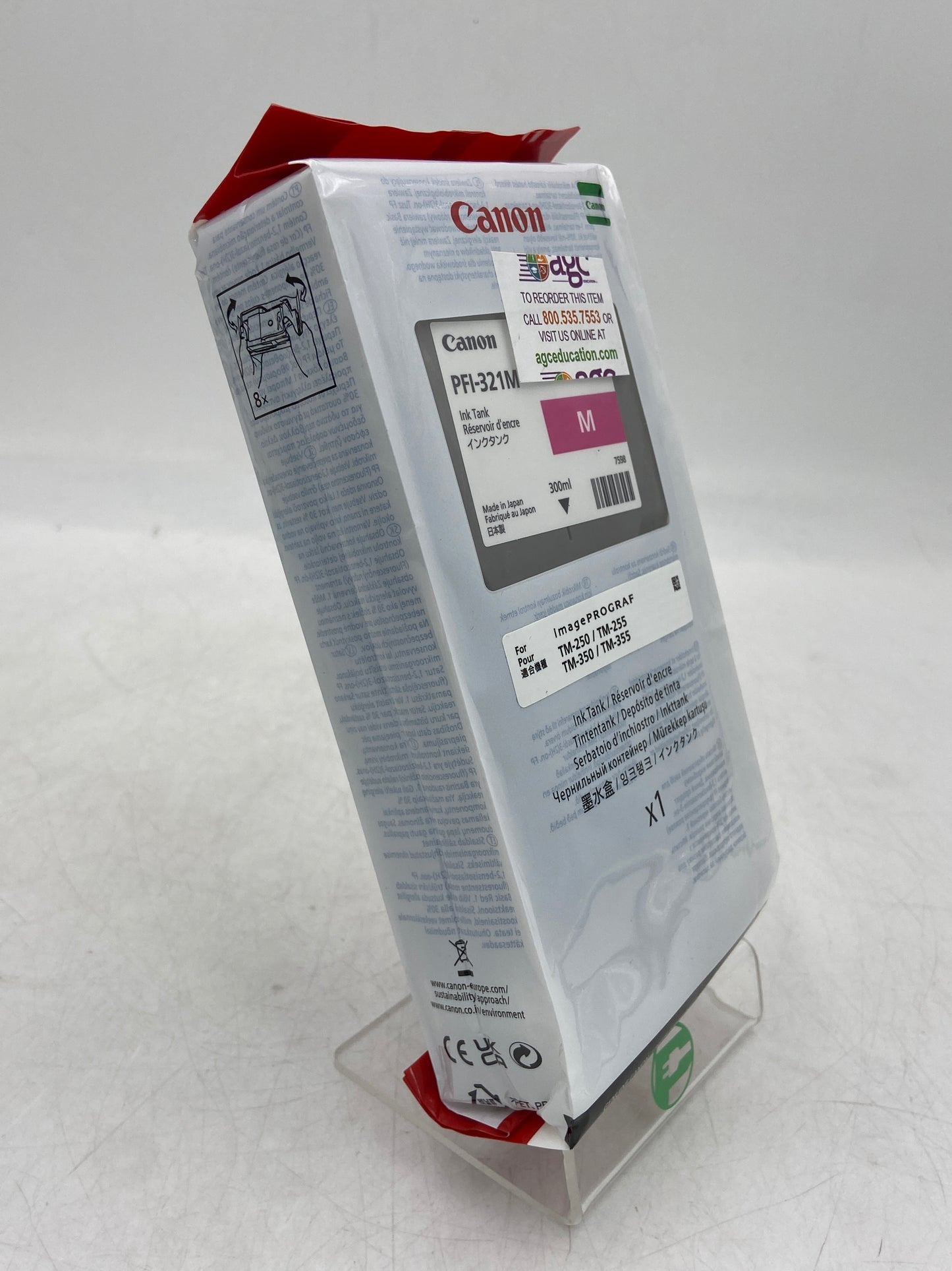 New Canon PFI-321M 7598 Magenta Ink Cartridge