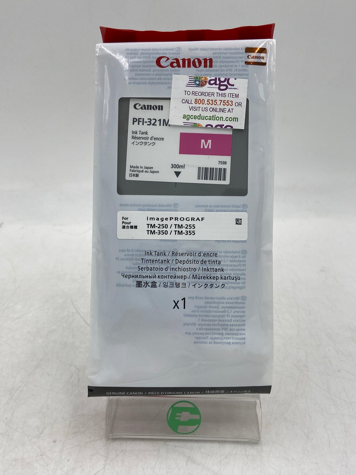 New Canon PFI-321M 7598 Magenta Ink Cartridge