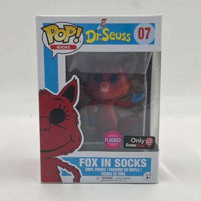 New Funko Pop Books Dr. Suess Fox In Socks Flocked 07