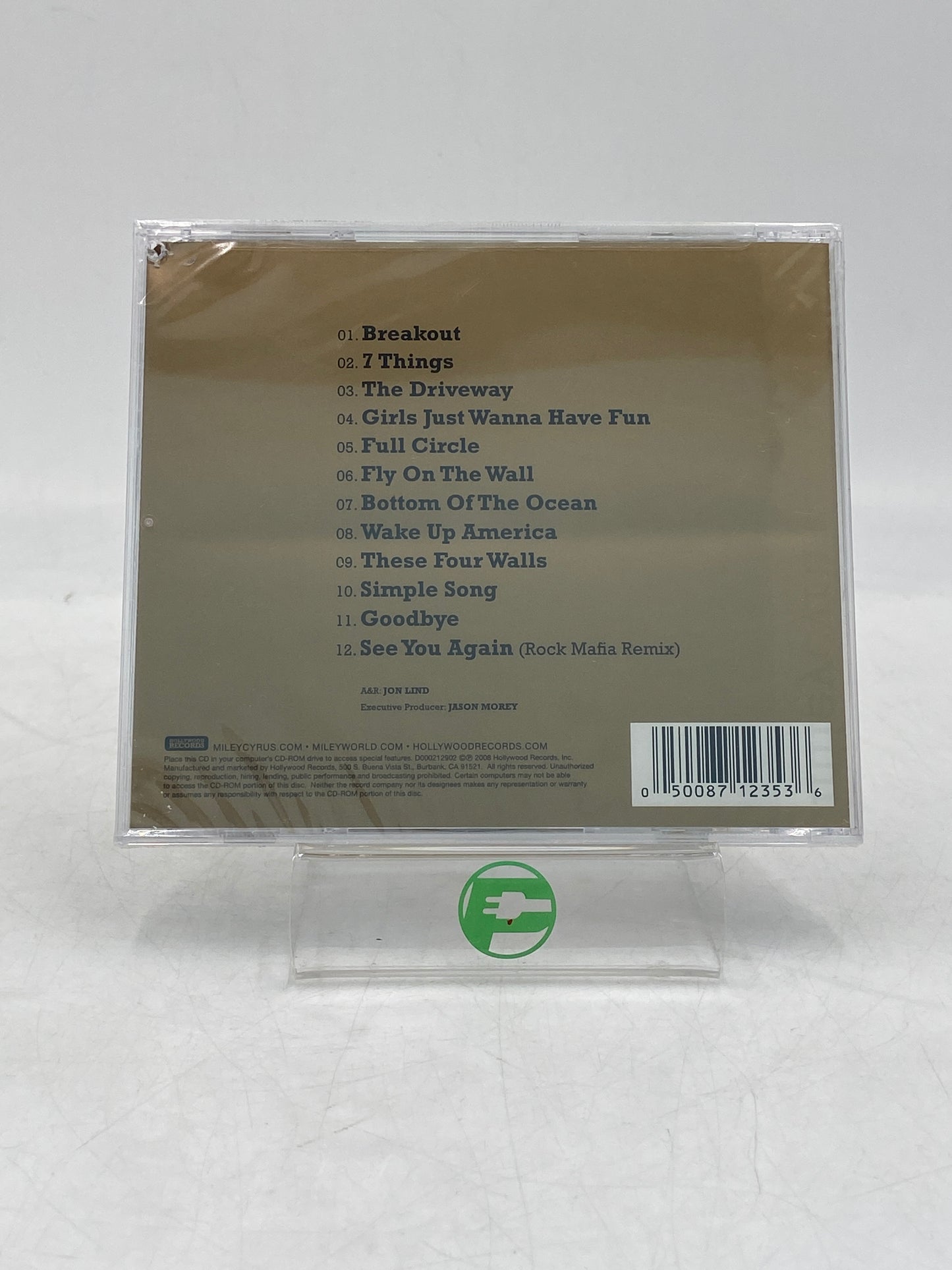 New Miley Cyrus: Breakout (Hollywood Records, 2008) CD