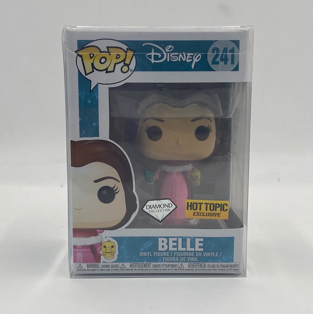 New Funko Pop Disney Belle Diamond Collection Hot Topic Excl. 241