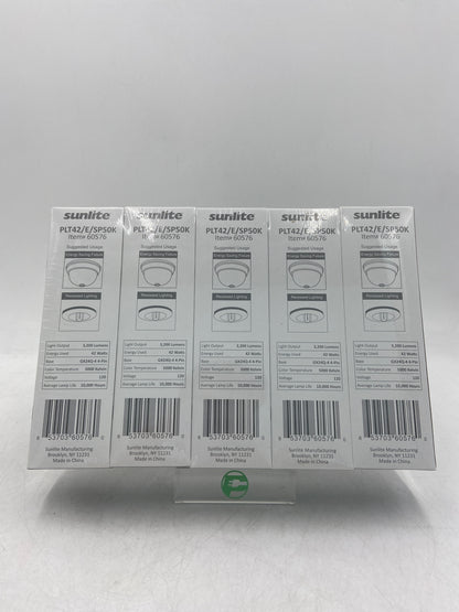 New sunlite PLT 4 Pin PLT42/E/SP50K 42 WATT Compact Fluorescent Light Bulbs 60576 10 PACK