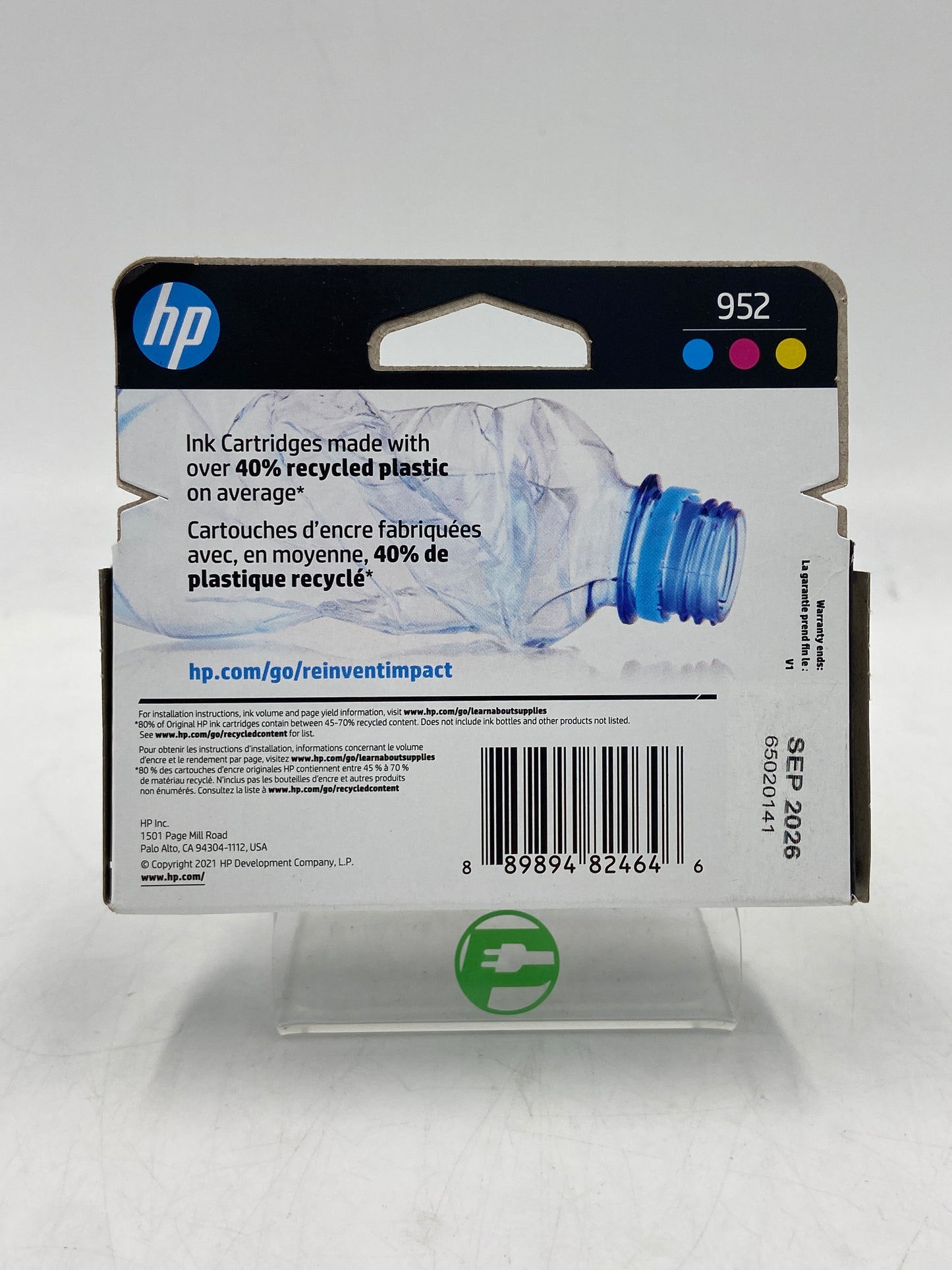 New HP 952 N9K27AN Tri-color Ink Cartridge