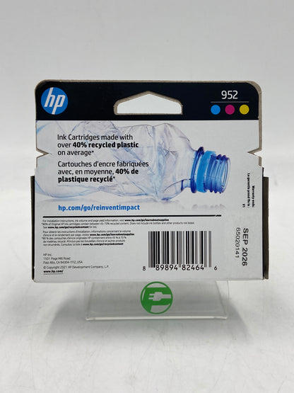 New HP 952 N9K27AN Tri-color Ink Cartridge