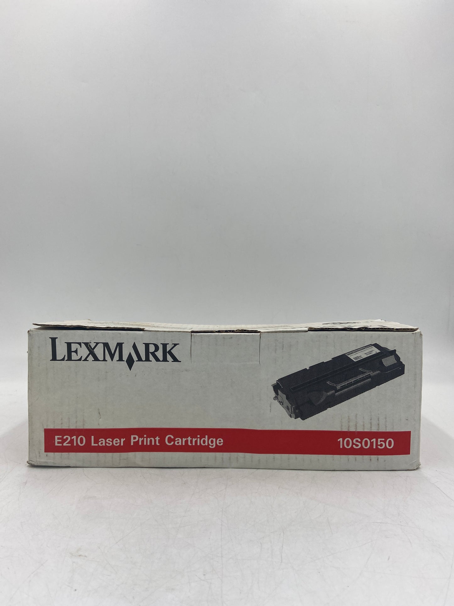 New Open Box Water Damaged Box Lexmark E210 Black Toner Print Cartridge 10S0150