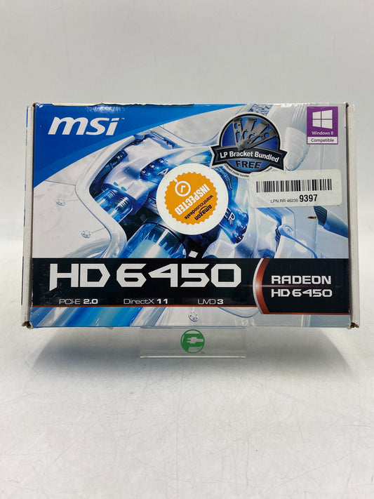 MSI Radeon HD 6450 PCl-E 2.0 GDDR3 Graphics Card G57-V1XXXXS-Y47