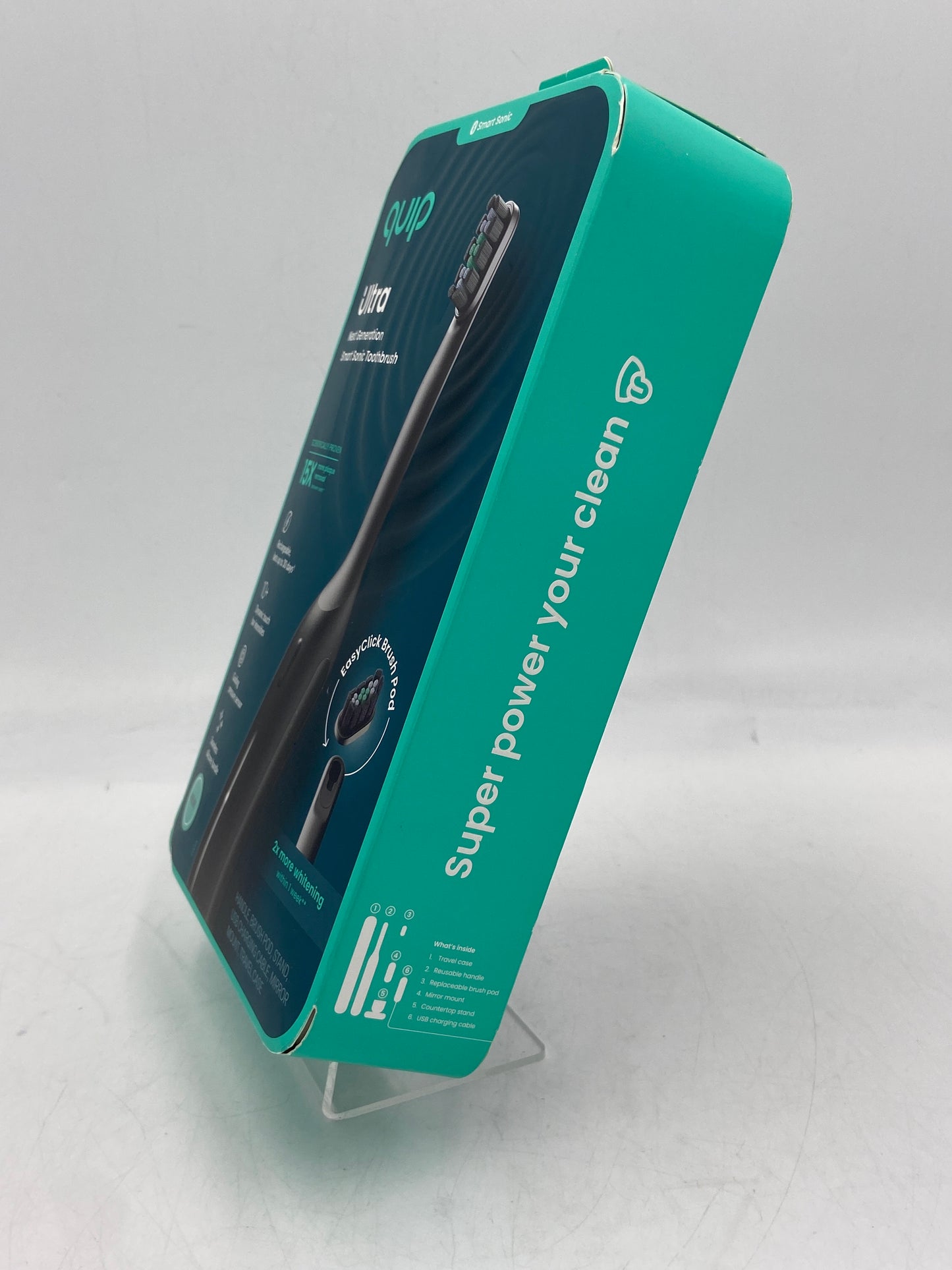 New Quip Ultra Sonic Smart Electric Toothbrush ONYX