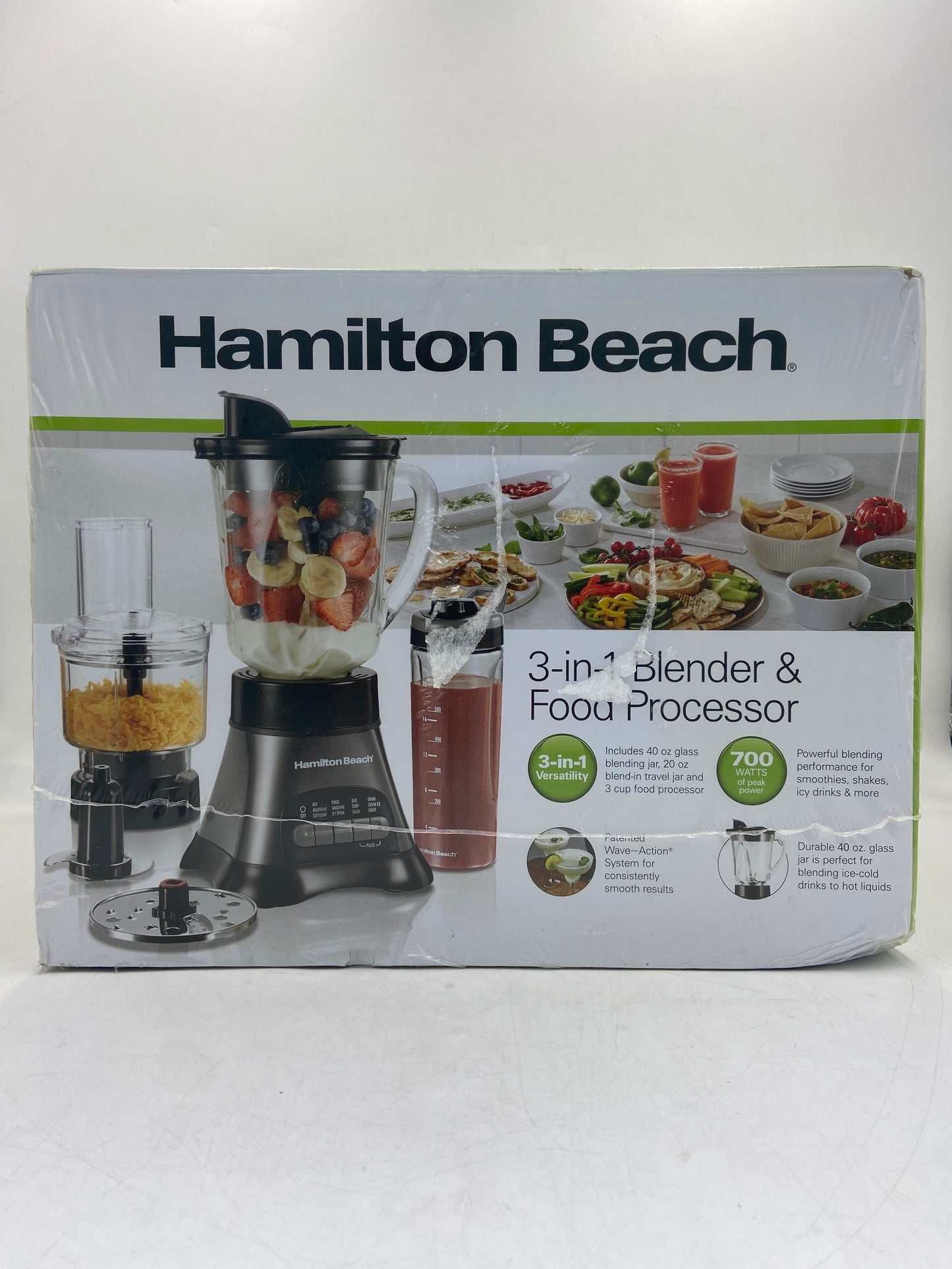 New Hamilton Beach 3 in 1 Blender & Food Processor 58163