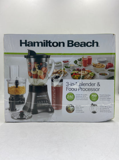 New Hamilton Beach 3 in 1 Blender & Food Processor 58163