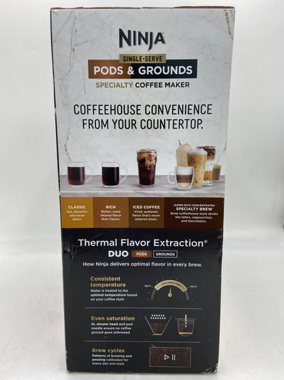 New Ninja Pods & Grounds Specialty Coffee Maker PB051