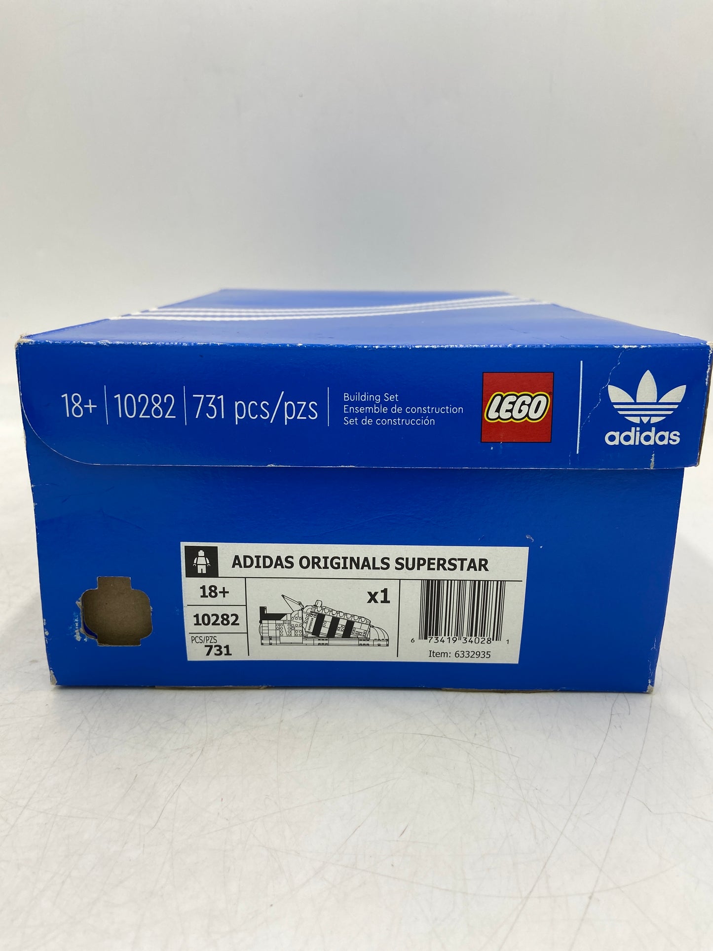 New Lego Adidas Original Superstar 731 pcs 10282 Toy Sneaker Building Set 6332935