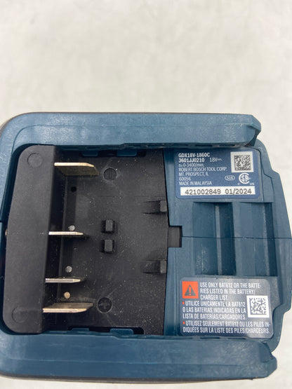 Bosch GDX18V-1860C 18V 3-Speed Brushless Impact Driver