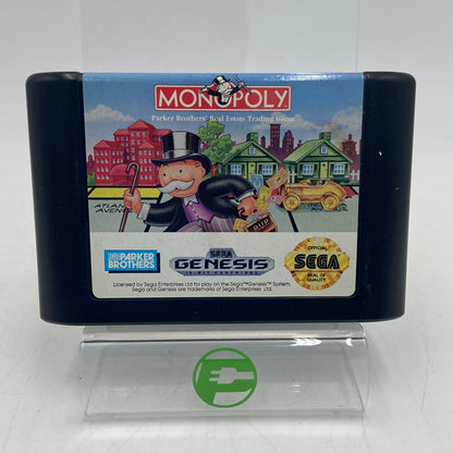 Monopoly (Sega Genesis, 1992) Parker Brothers Real Estate Trading Game