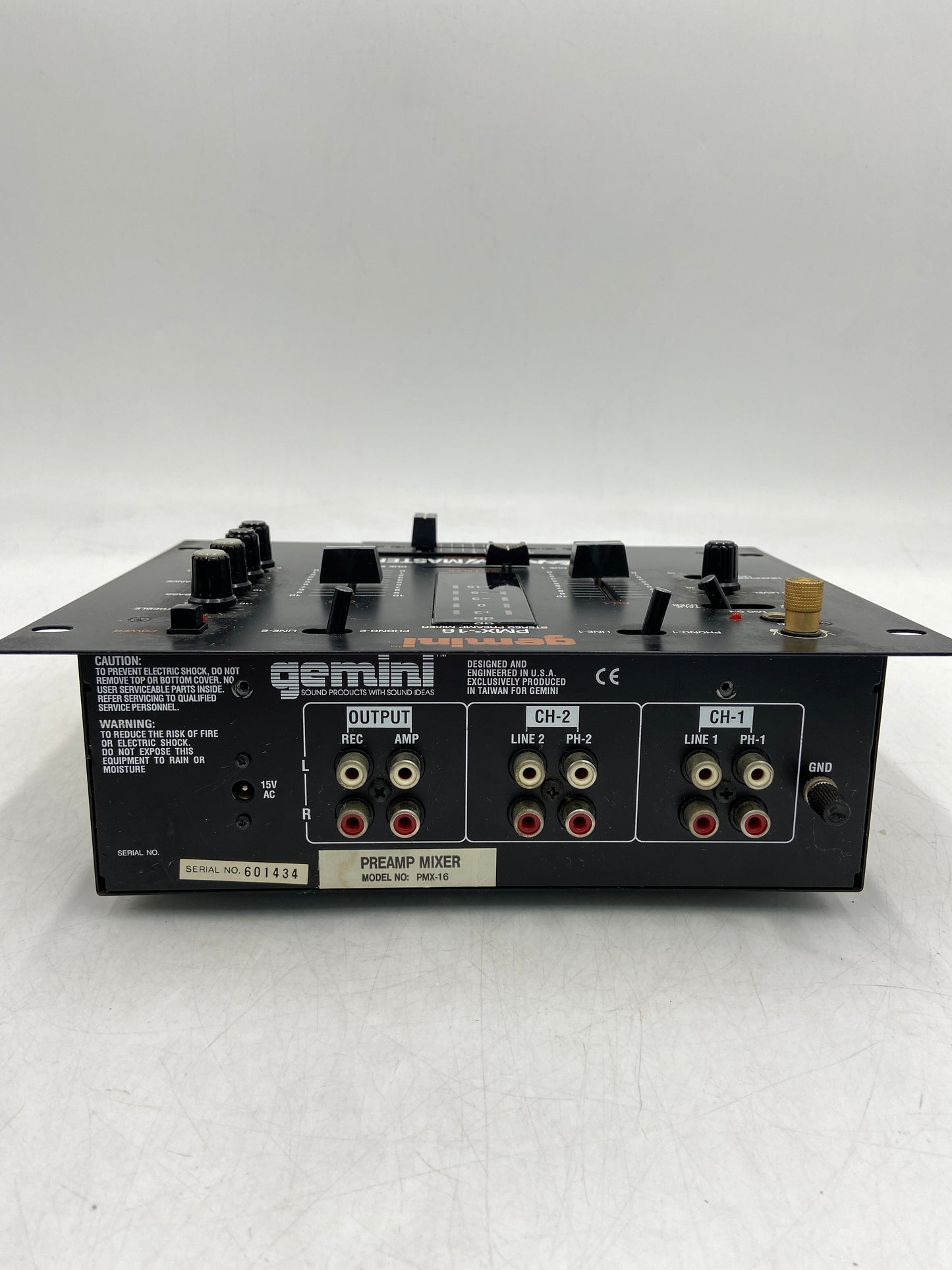 Gemini PMX-16 Stereo Preamp Mixer