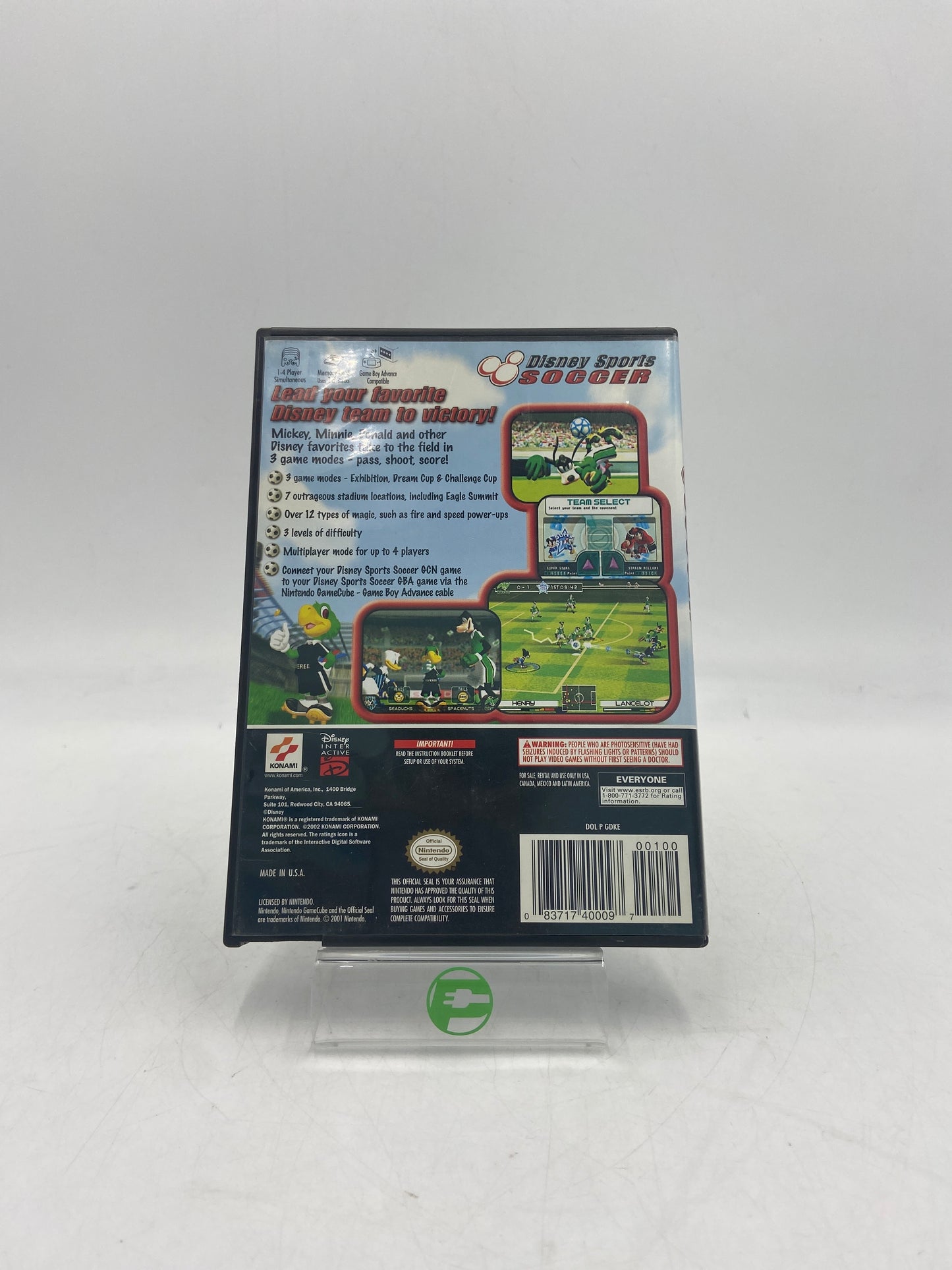 Disney Sports Soccer (Nintendo GameCube, 2002)
