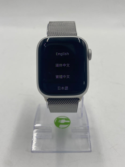 GPS Only Apple Watch Series 8 41MM Silver Aluminum A2770