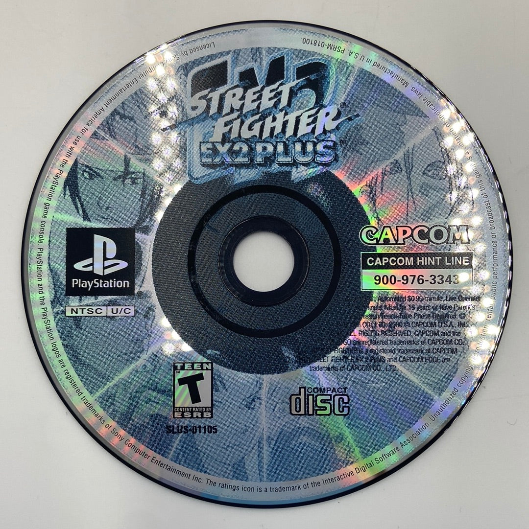 Street Fighter EX 2 Plus (Sony PlayStation 1 PS1, 1999) Disc Only