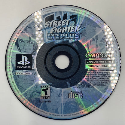 Street Fighter EX 2 Plus (Sony PlayStation 1 PS1, 1999) Disc Only