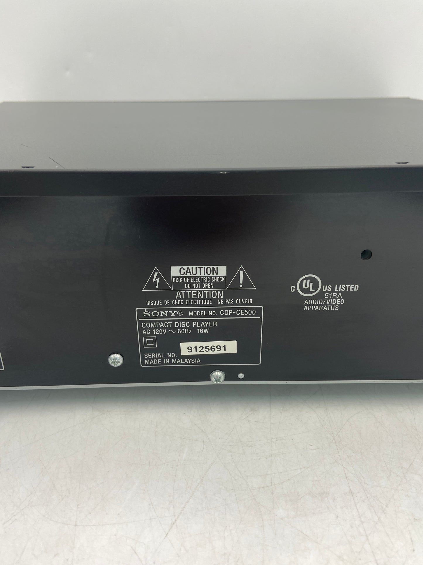 Sony CDP-C225 5-Disc CD  Compact Disc Player CDP-CE500