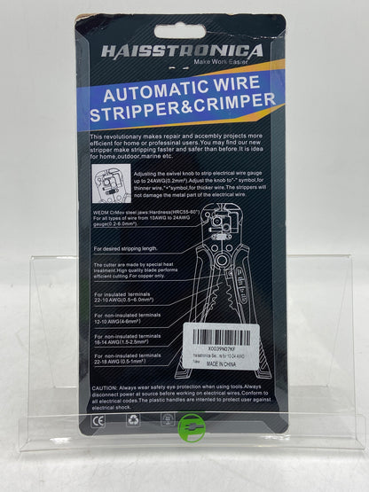 New Haisstronica Automatic Wire Stripper & Crimper Hand Tool