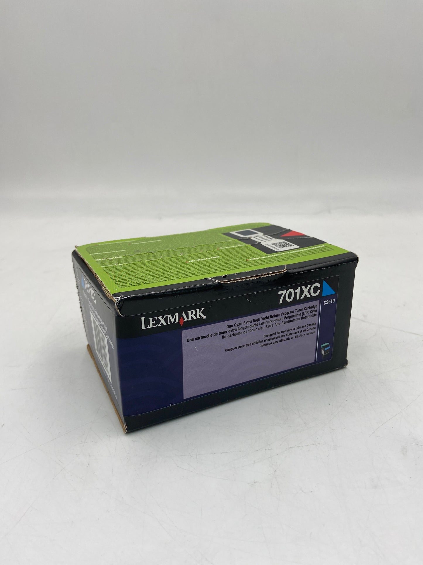 New Lexmark 701XC Cyan Toner Cartridge