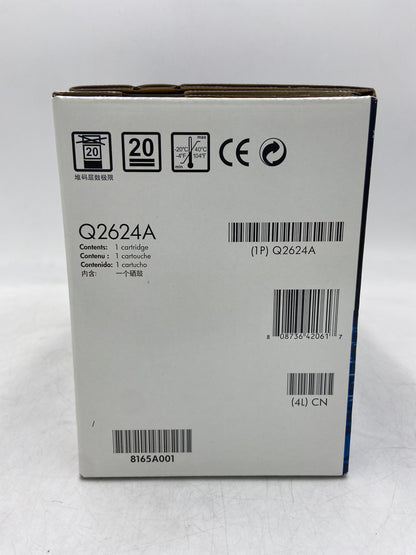 New HP Laserjet 24A Q2624A Black Ink Cartridge