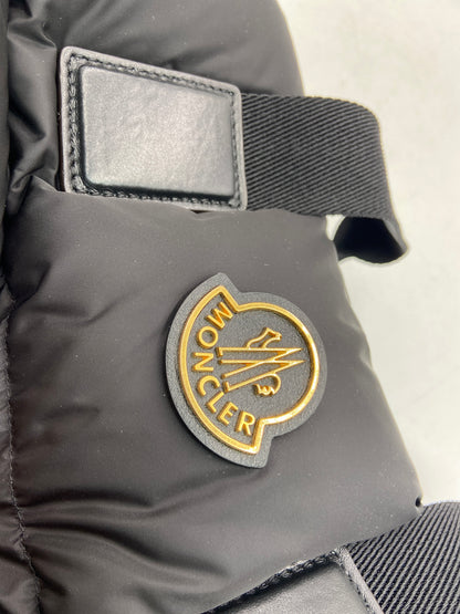 New Moncler Caradoc Tote Bag BLACK QUILTED